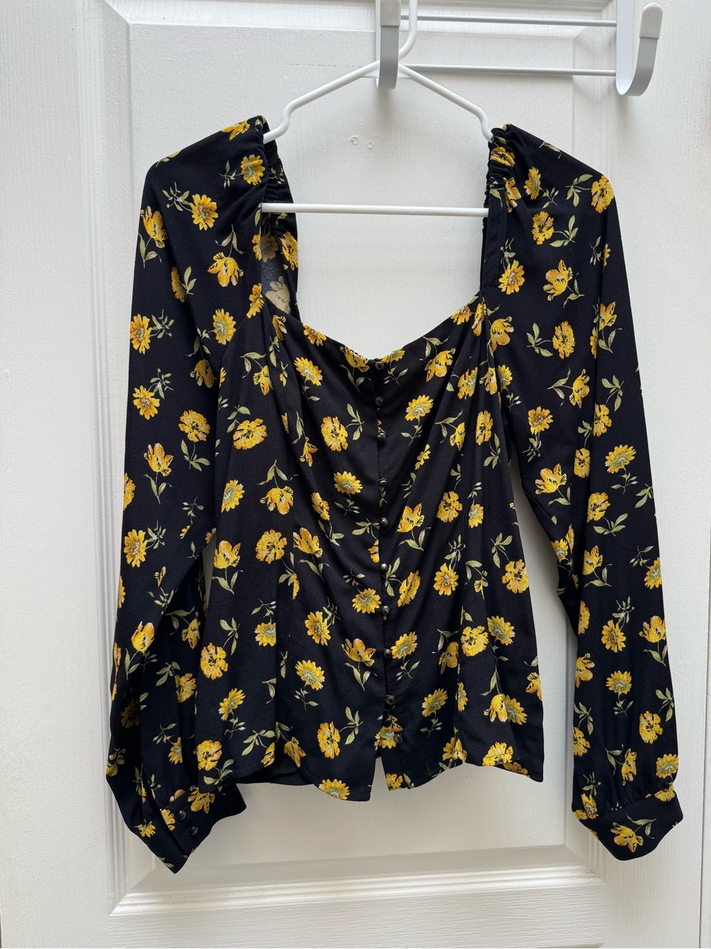 Sezane Floral Top